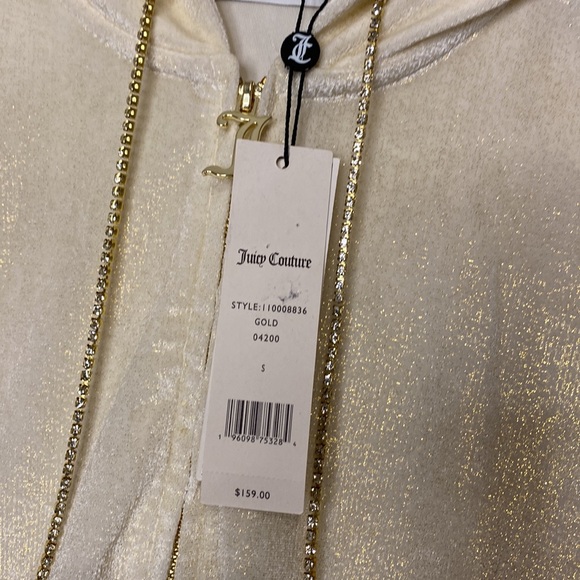 Juicy Couture Studded-Back Velour Bling Jacket - Picture 8 of 9